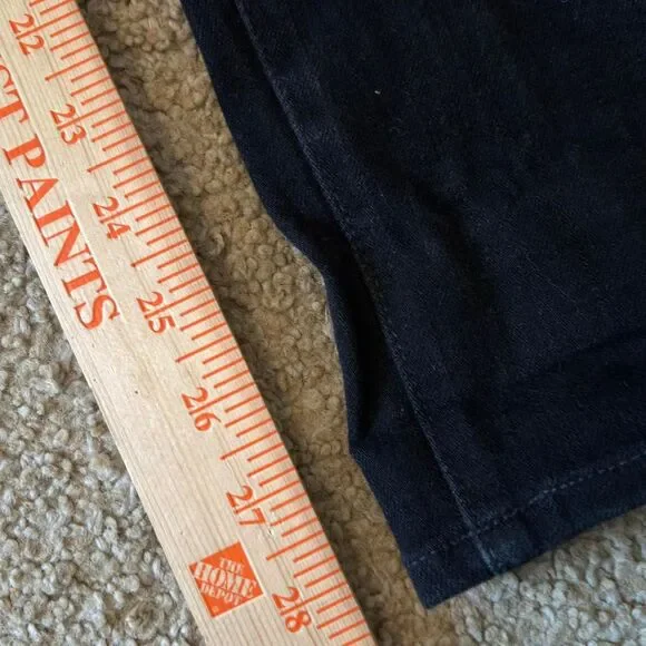 Unbranded Men's Black and Navy Jeans - Picture 5 of 7